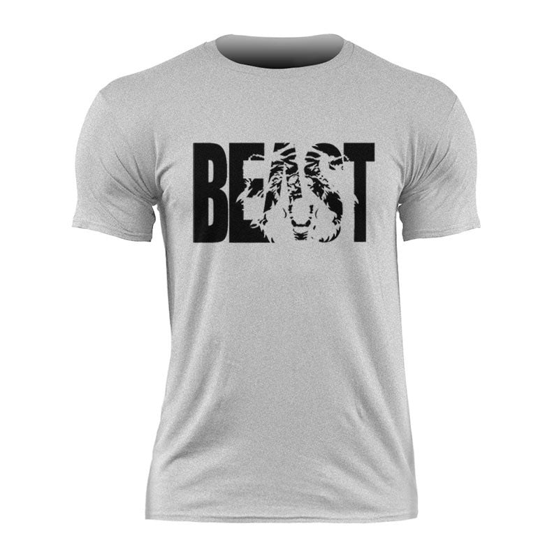 Fitness Sports Combed Cotton Plus Size Summer T-shirt