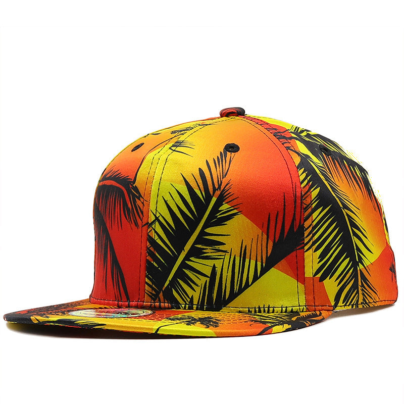 Sunscreen Street Printing Flat-top Cap