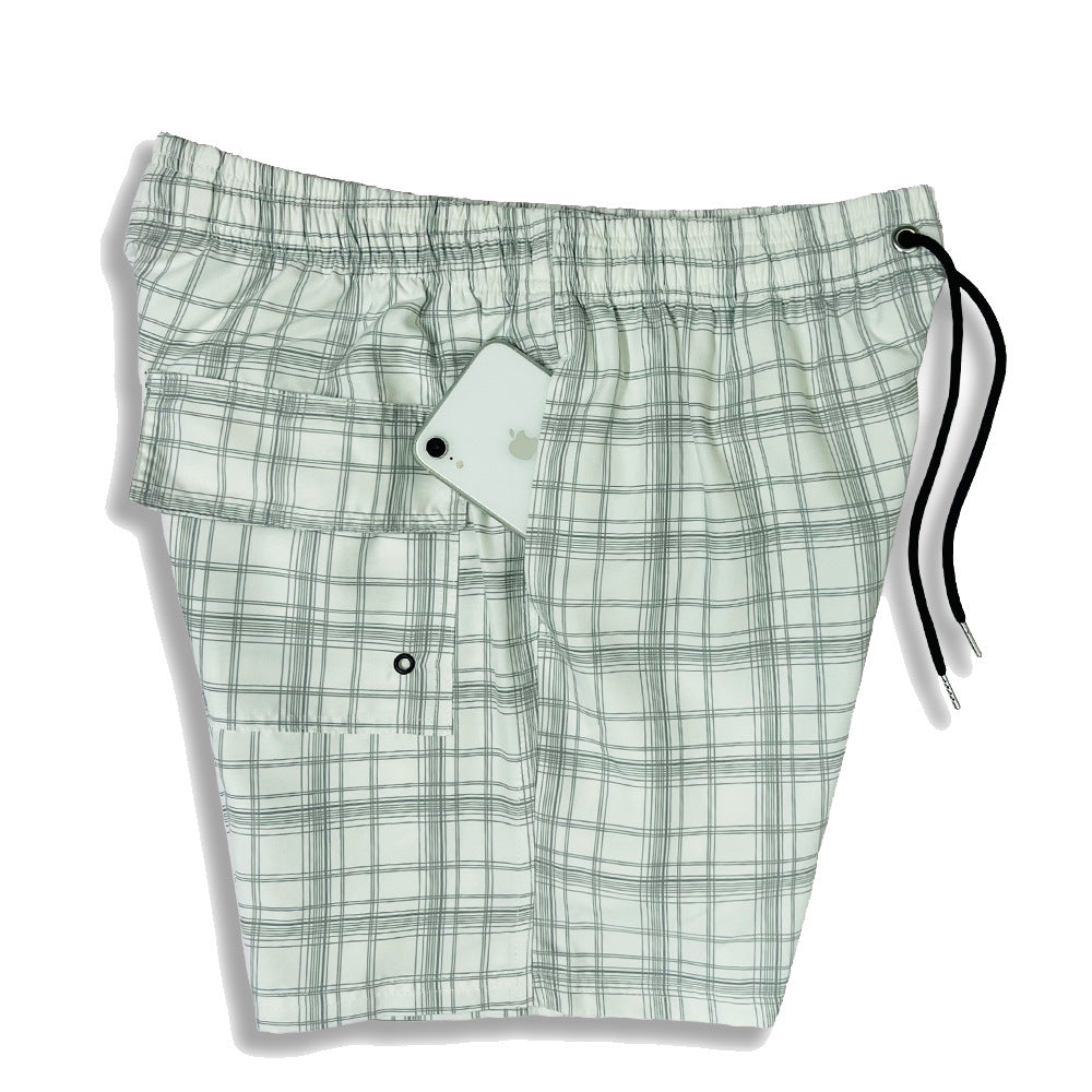 Men's Casual Plaid Quick-drying