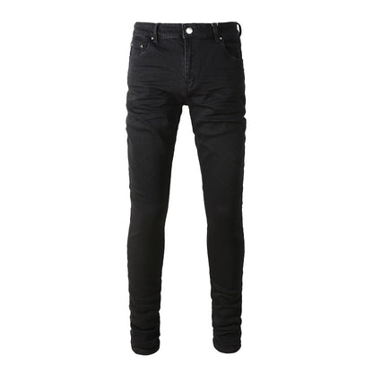 Black Stretch Slim Fitting Jeans