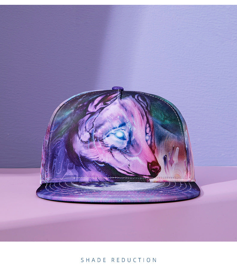 Fashion Street Men's Hip Hop Printed Women's Hat