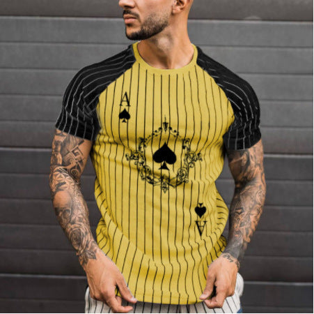 Men's Loose Round Neck Short Sleeve