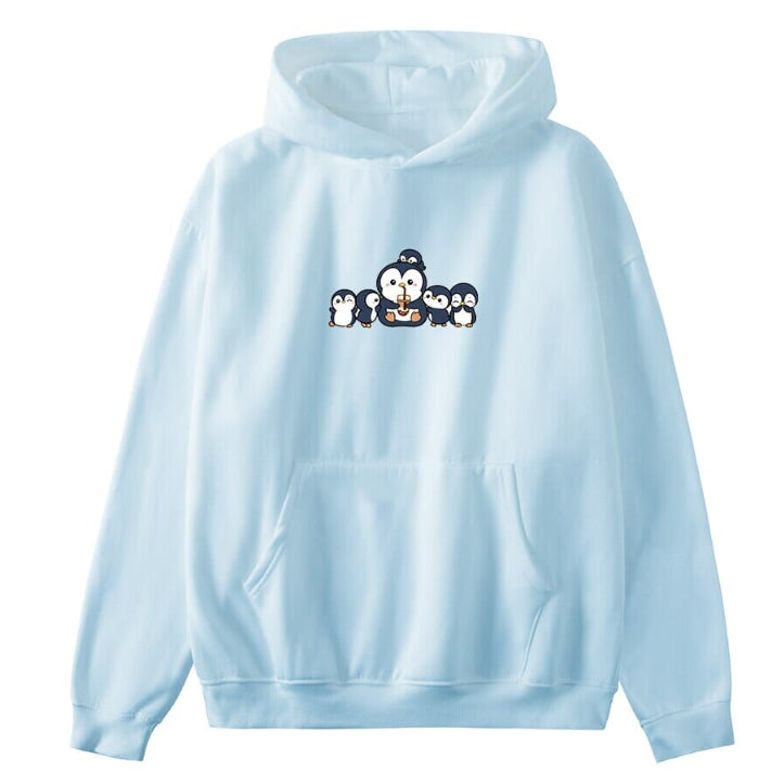 Penguin And Friends Oversized Soft Hoodie