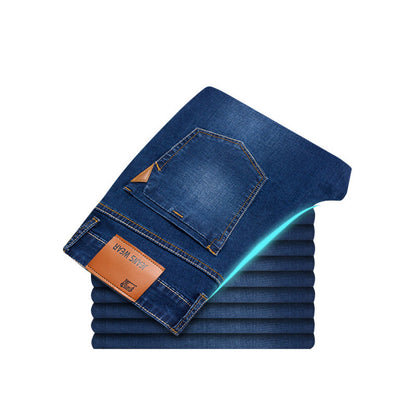 Men's stretch straight jeans