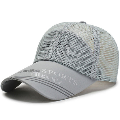 Trendy Baseball Outdoor Sports Baseball Mesh Cap