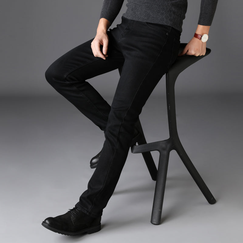 Straight casual slim trendy pants