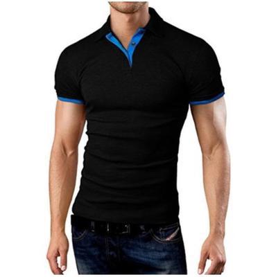 Men's Polo Fir Contrast Simple T-Shirt