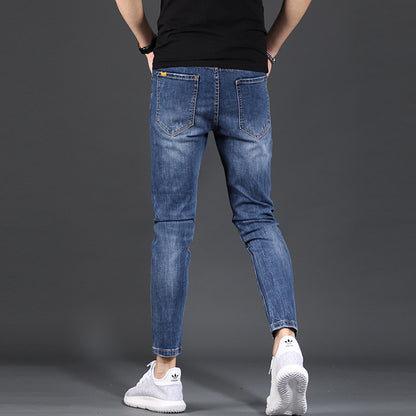 Jeans Summer All Match Stretch Casual Men's Pants