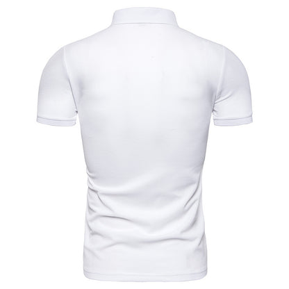 Polo Shirt Slim Short-Sleeved Cotton T-Shirt