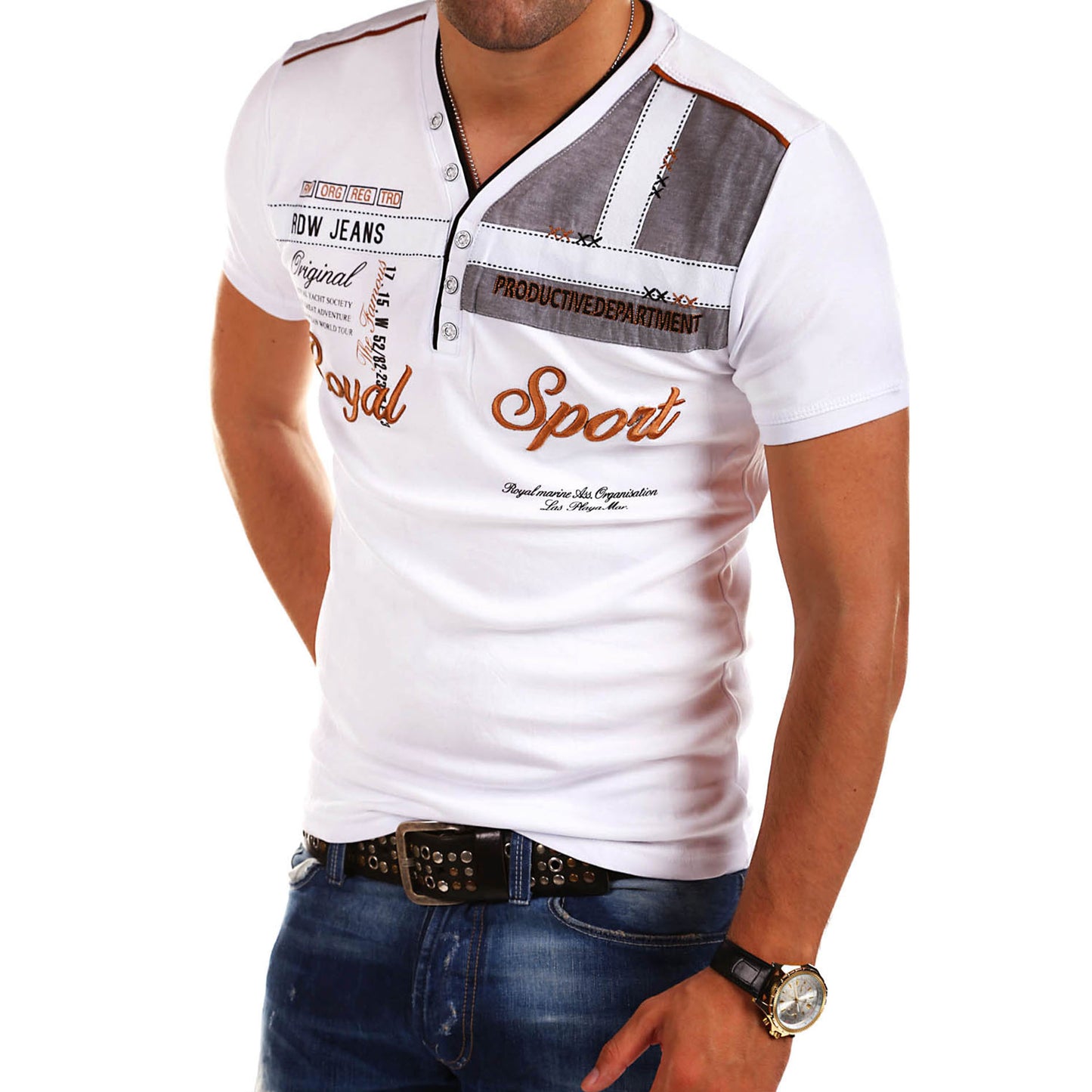 Men's T-shirt Business Men's Polo Shirt