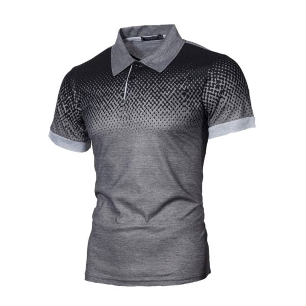 New 3D Printed Men Polo Shirt Summer Fashion Tops Short Sleeves