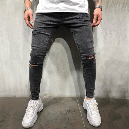 High Street Men's Knee Hole Jeans