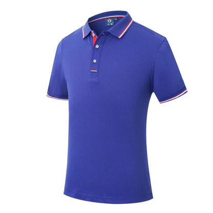 Summer Simple Thin Section Men's Polo Shirt Cotton Short Sleeves