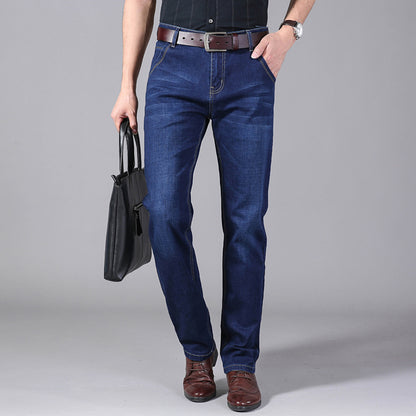 Jeans men's wash thin