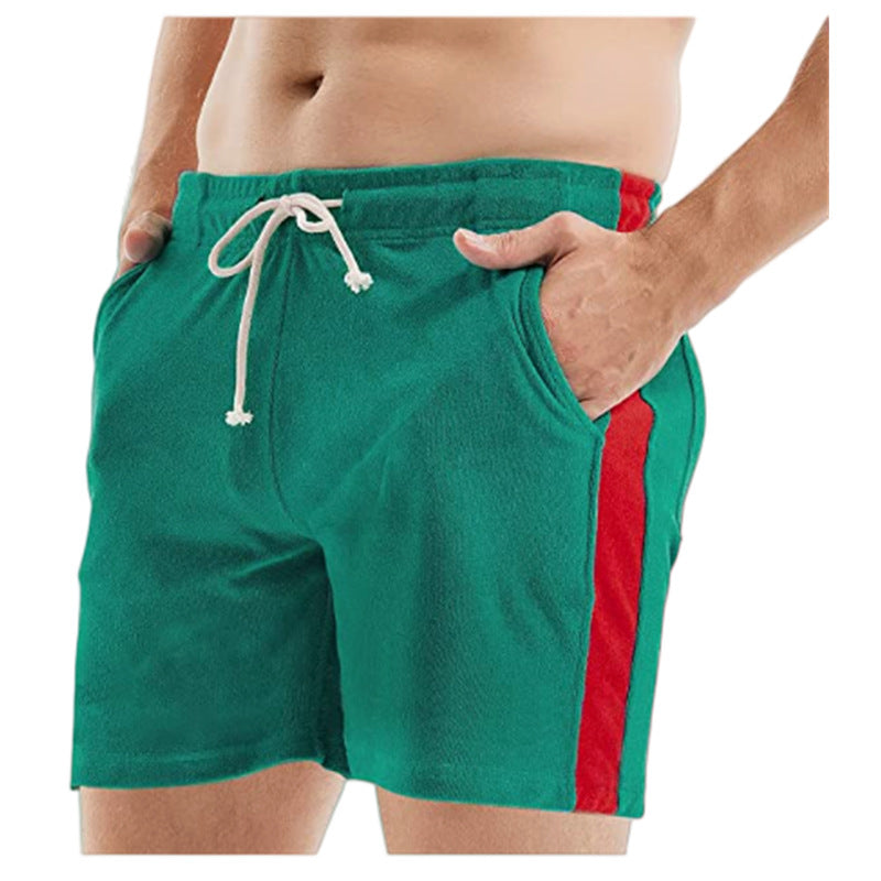 Summer New Men's Sports Leisure Cotton Linen Shorts