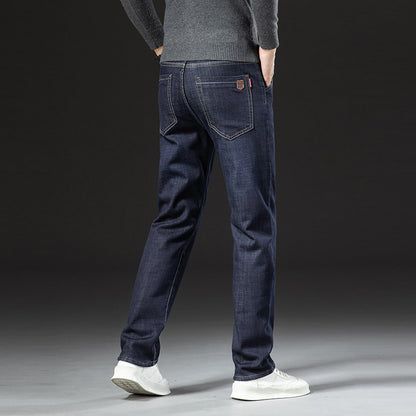 Men's Lambswool Fleece Padded Jeans Winter