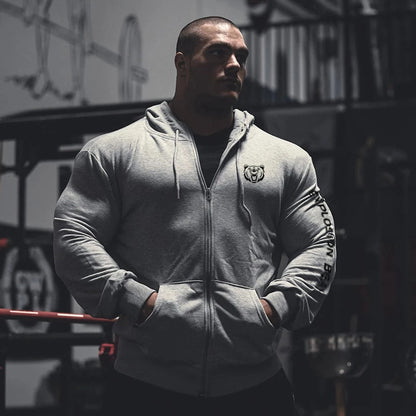 Plus Size Muscle Brothers Sweater Hooded