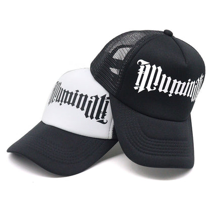 Summer Letter Printing Sunshade Baseball Cap