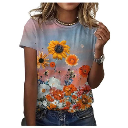 Printed Summer Trend European And American Women's Clothing