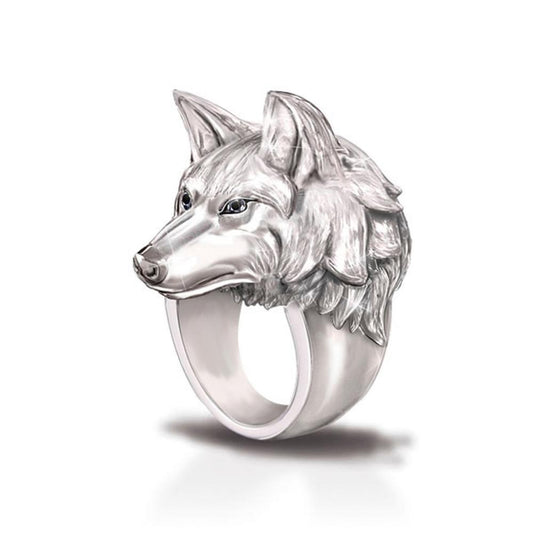 Wolf Totem Domineering Male and Female Ring