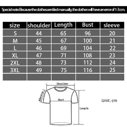 Men's 3D Digital Printing Casual Round Neck Short Sleeves