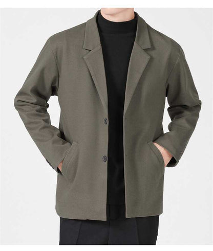 Casual Woolen Handsome Small Suit Jacket