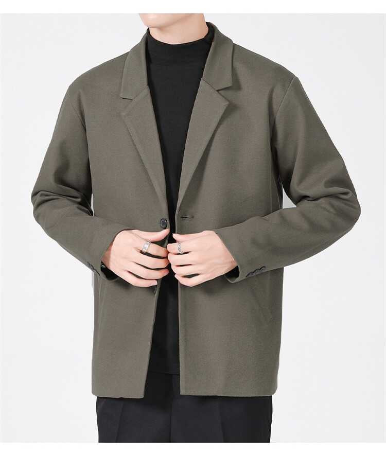 Casual Woolen Handsome Small Suit Jacket