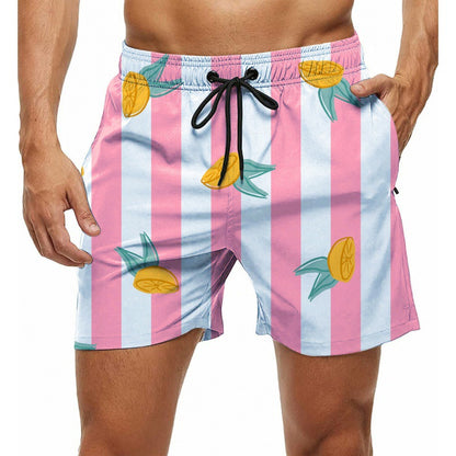 Men's Beach Swim Trunks Sports Quick-drying Five Points