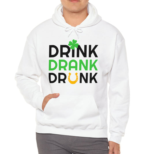 European And American Letter Print Hooded Sweatshirt