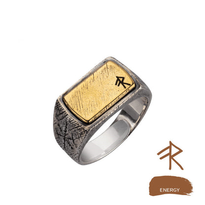 Letter End Ring Fashion Male Adjustable