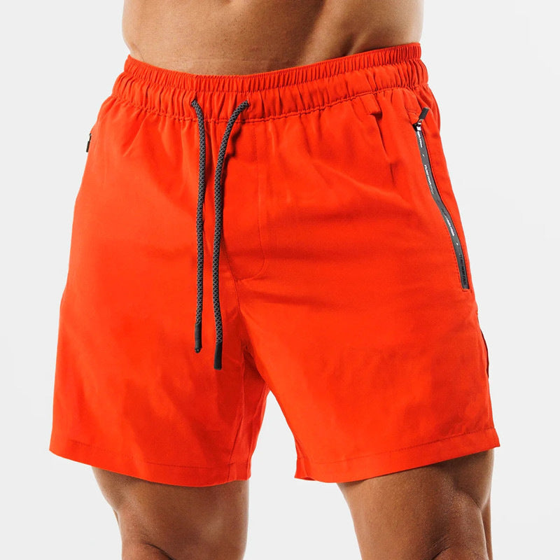 Men's Training Fitness Four-sided Stretch Double-layer Shorts