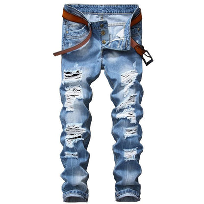 Men Ripped Jeans Pants