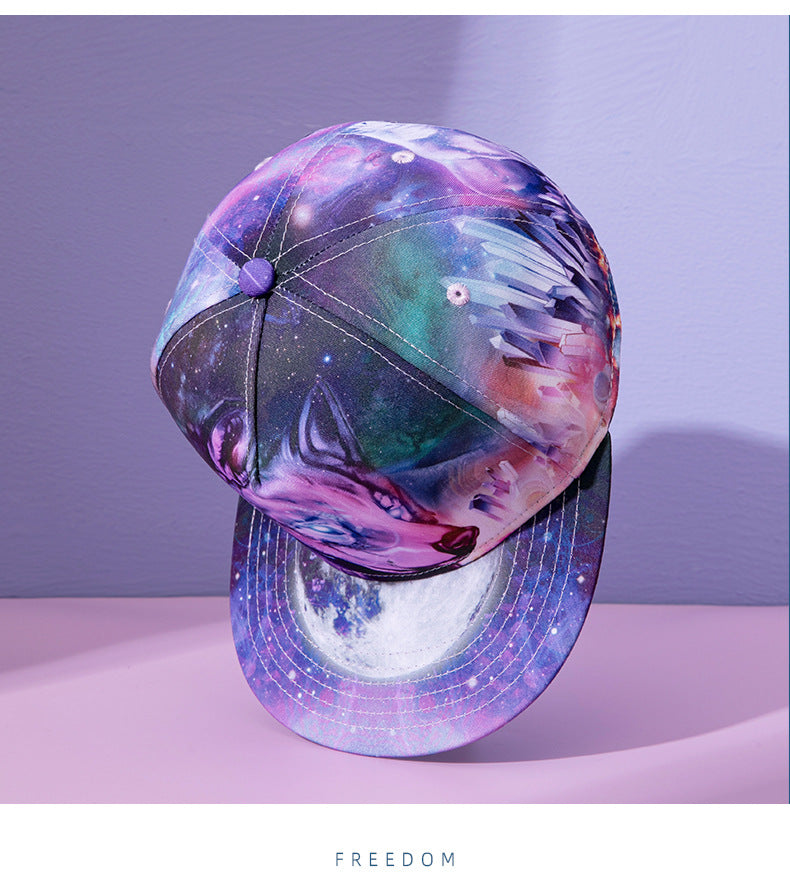 Fashion Street Men's Hip Hop Printed Women's Hat