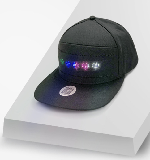 LED Light-emitting Full-color Screen Mobile Phone Control Cap