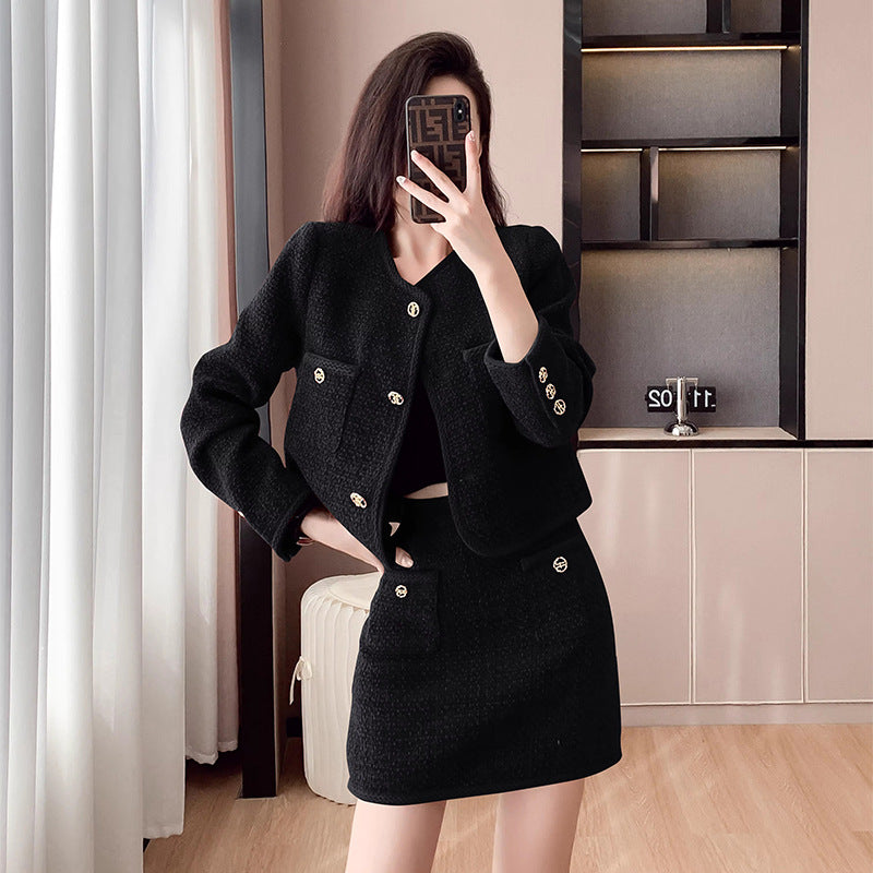 Women's Fashion Skirt Two-piece Set