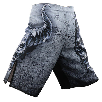 Fight Sports Skull Short Pants Male