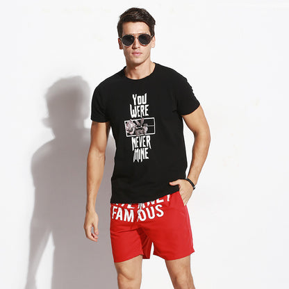 Men's Casual Sports Shorts Letter Loose Big Pants