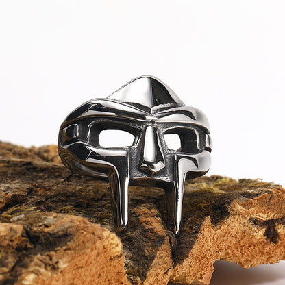 Ghost Head Titanium Steel Ring Domineering Hip Hop