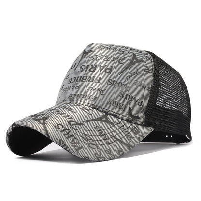 English Letter Tower Printing Fashion Baseball Hat