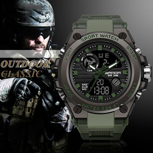 Trendy Multifunctional Digital Waterproof Electronic Watch