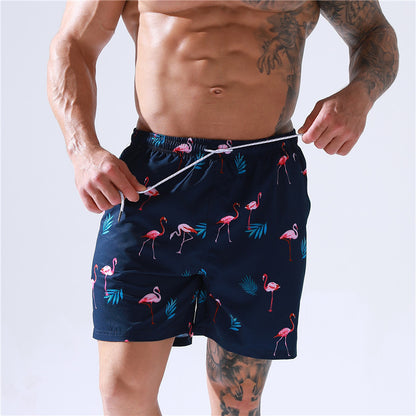 European And American Seaside Holiday Loose Surfing Shorts