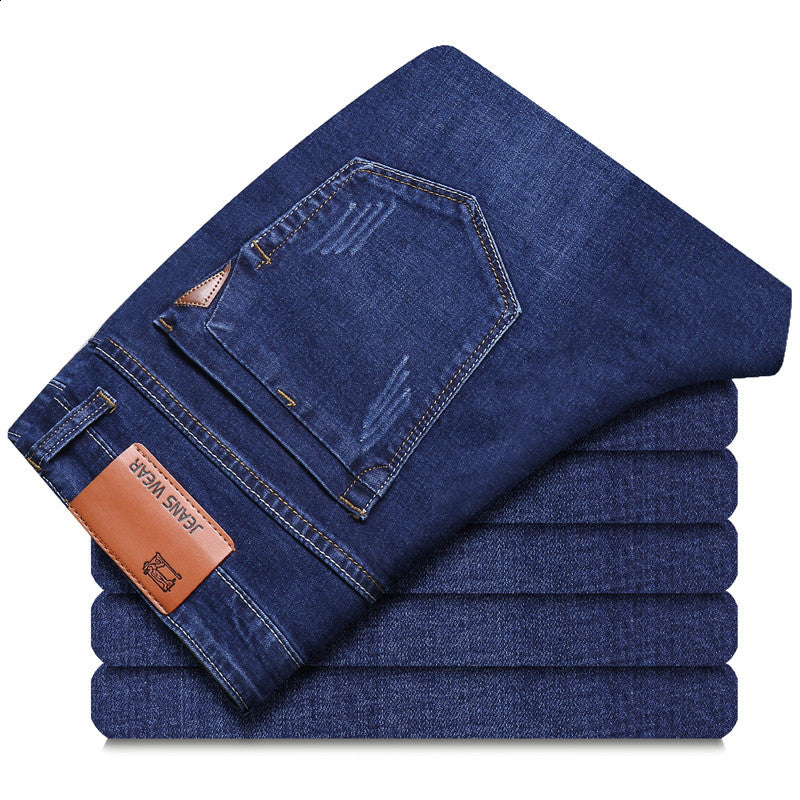 Men's stretch straight jeans