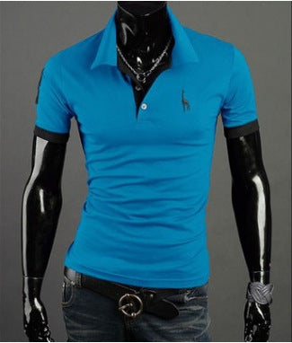 Summer T-shirt Men's Short-sleeved Shirt Popular Fashion Polo Shirt