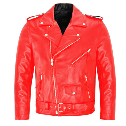 Casual Leather Clothing Motorcycle Men's Leather Coat