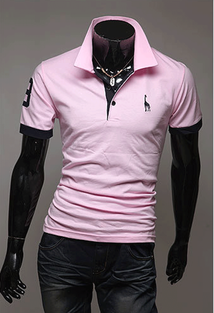 Summer T-shirt Men's Short-sleeved Shirt Popular Fashion Polo Shirt