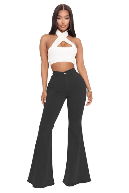 Fashionable High Waist All-match Slim Fit