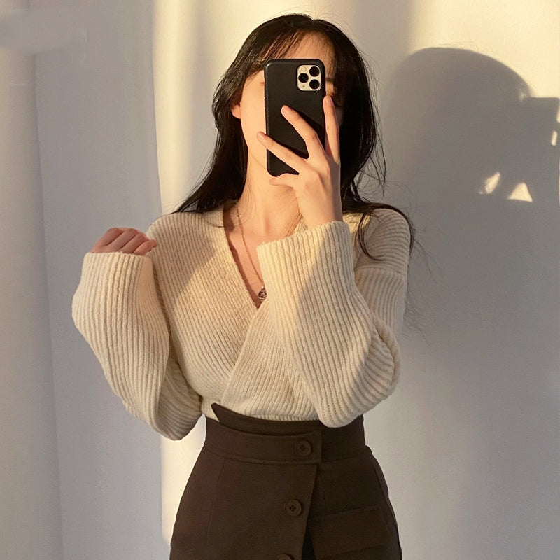 Culottes And Sweater Two-piece Set