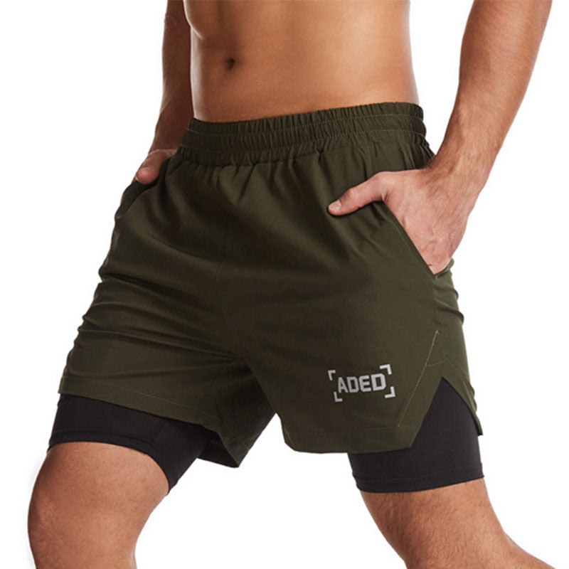 Quick-drying Woven Casual Crazy Muscle Sports Shorts