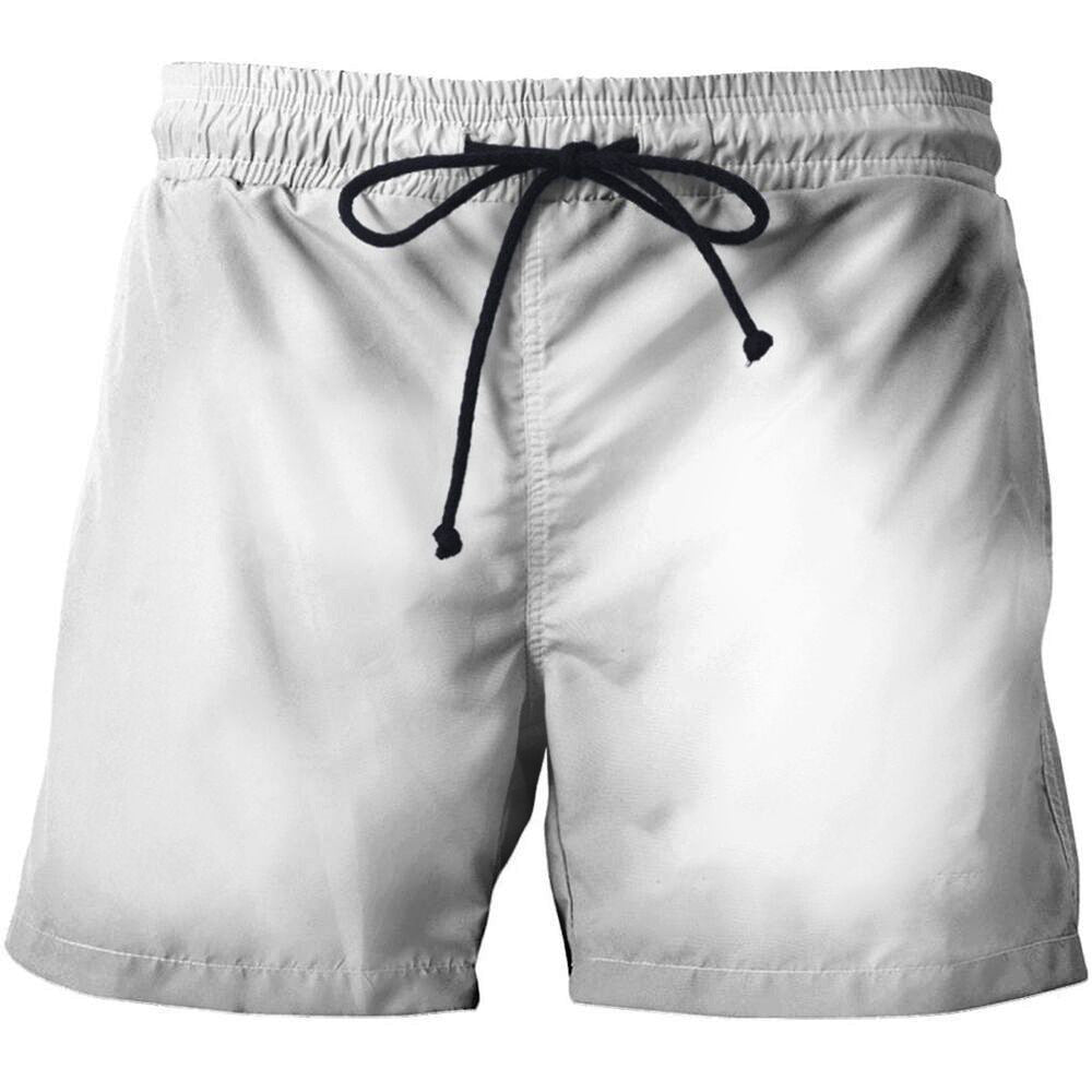 Men's Digital Printing Casual Straight-leg Shorts