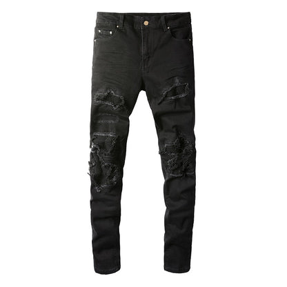 Men's jeans black hole